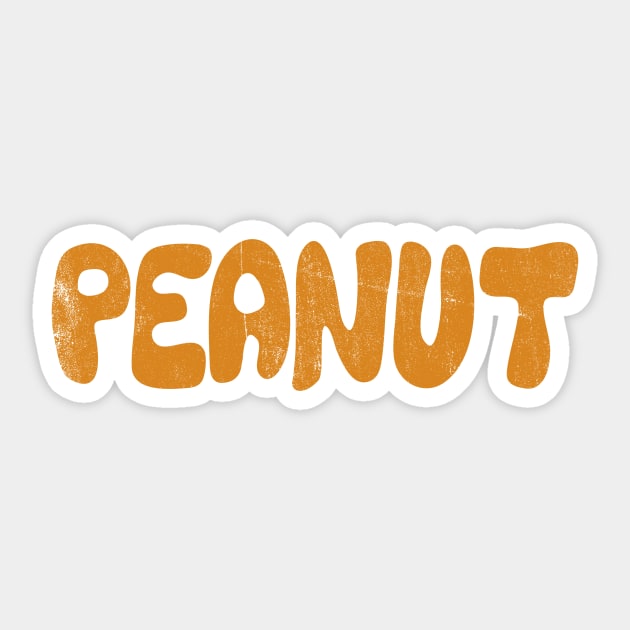 Peanut Sticker by notsniwart